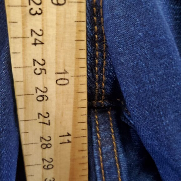 Old Navy Jeans Womens Size 16 Blue Mid-Rise Kicker Bootcut Stretch Denim - Picture 6 of 12